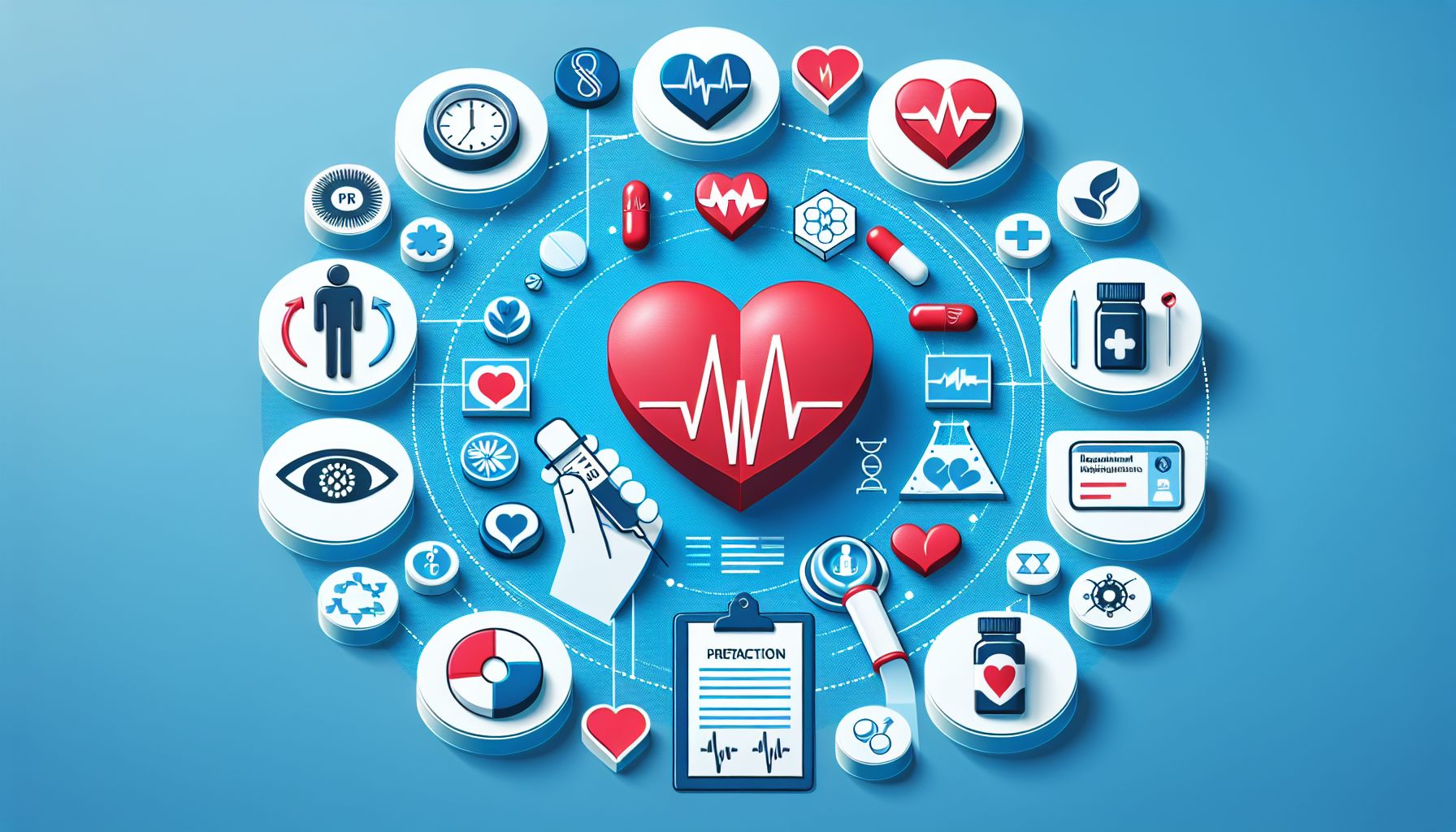 A bottle of Tadalafil pills on a table